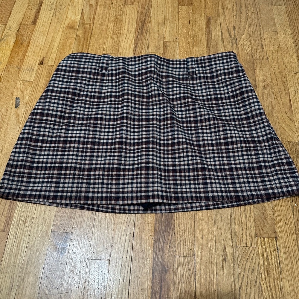 Abercrombie & Fitch Plaid Skort woman’s size large